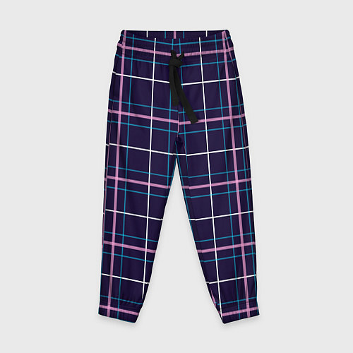 Детские брюки Шотландка / 3D-принт – фото 1
