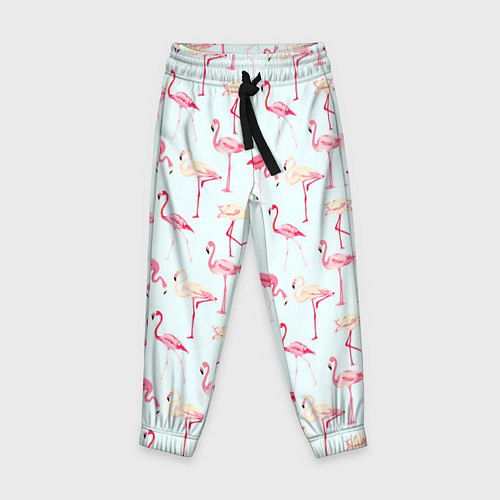 Детские брюки Фламинго / 3D-принт – фото 1