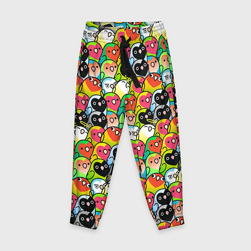 Детские брюки Папуги / 3D-принт – фото 1