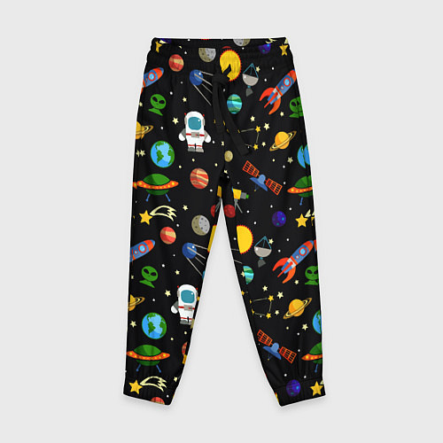 Детские брюки Космос / 3D-принт – фото 1