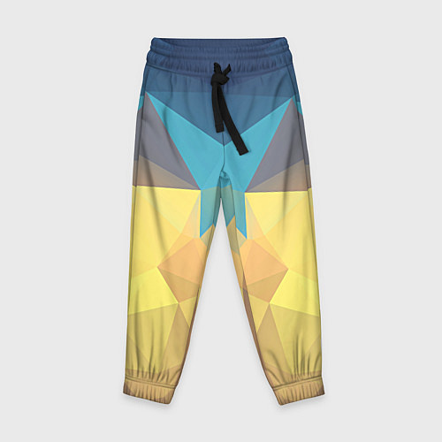 Детские брюки Абстрактная Геометрия / 3D-принт – фото 1