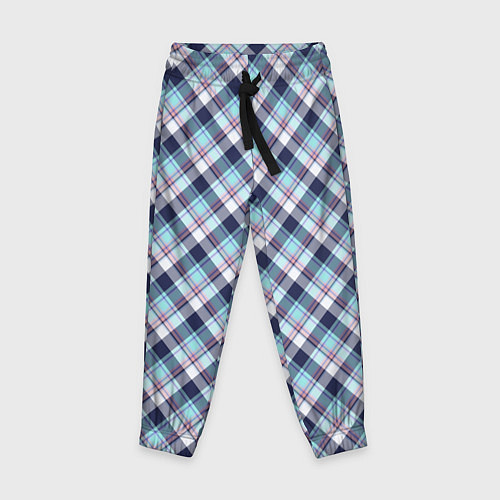Детские брюки Текстура в клетку / 3D-принт – фото 1