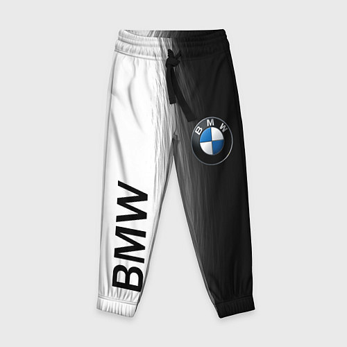 Детские брюки Black and White BMW / 3D-принт – фото 1