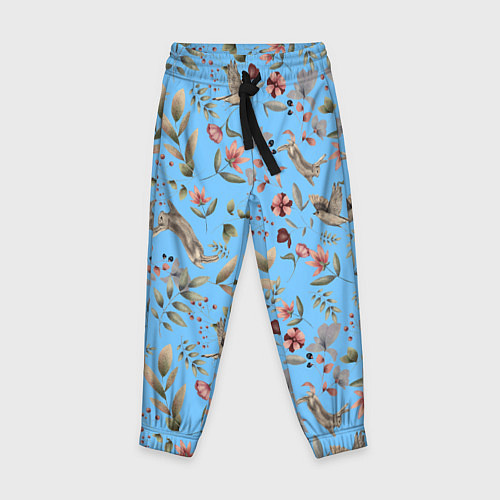 Детские брюки Кролик и Синичка / 3D-принт – фото 1