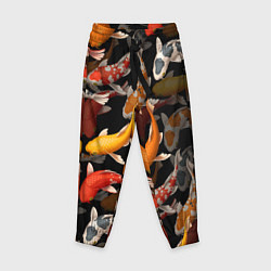 Брюки детские Карпы кои Японские карпы, цвет: 3D-принт