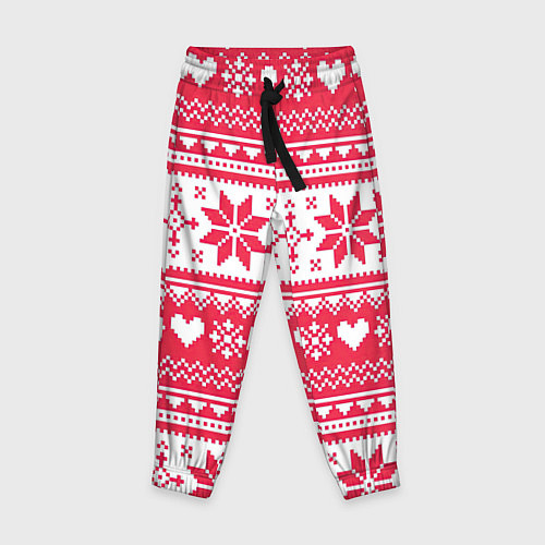 Детские брюки Новогодний уют / 3D-принт – фото 1