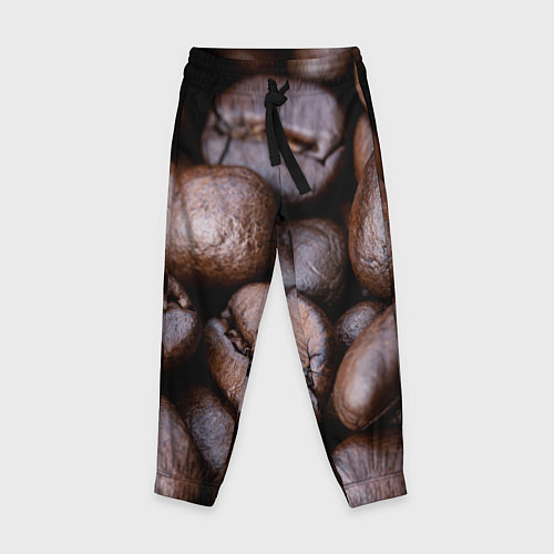 Детские брюки Кофейные зёрна / 3D-принт – фото 1
