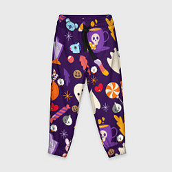 Детские брюки HALLOWEEN BTS BT21 PATTERN БТ21 БТС ХЕЛЛОУИН