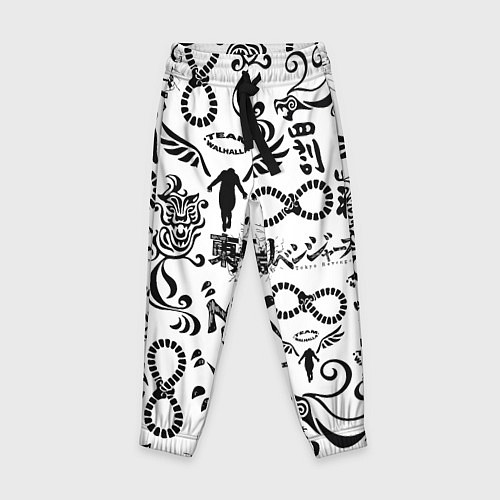 Детские брюки ТОКИЙСКИЕ МСТИТЕЛИ ЛОГОБОМБИНГ / 3D-принт – фото 1