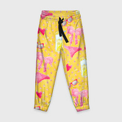 Брюки детские Женские летние штучки, цвет: 3D-принт