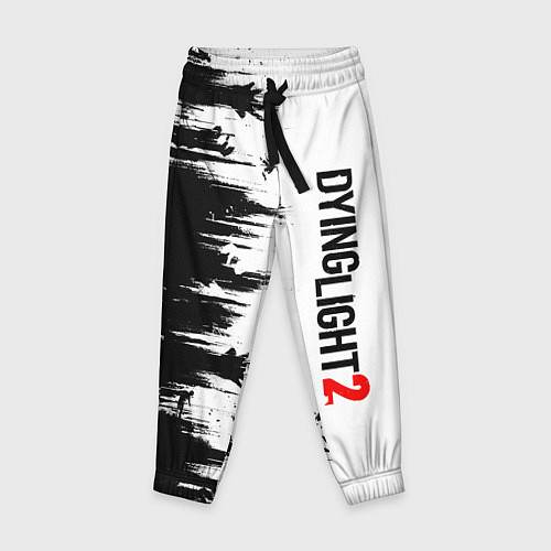 Детские брюки DYING LIGHT 2 GOOD NIGHT AND GOOD LUCK / 3D-принт – фото 1