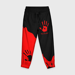 Брюки детские WE KNOW RED LOGO, цвет: 3D-принт