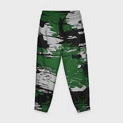 Детские брюки Green Paint Splash
