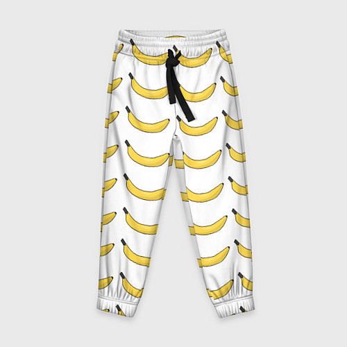 Детские брюки Крупный Банановый рай / 3D-принт – фото 1
