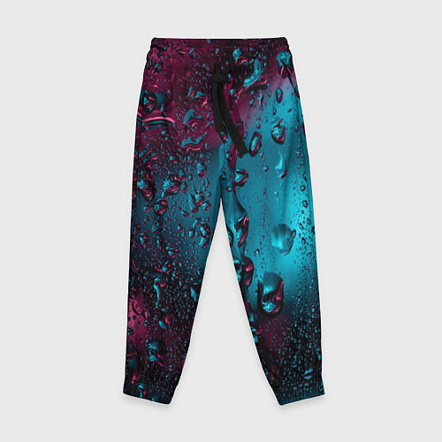 Детские брюки Ностальгия фиолетового дождя / 3D-принт – фото 1