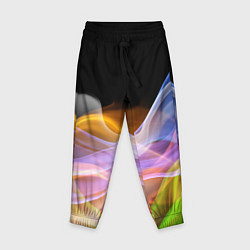 Детские брюки Цветной дым Color pattern