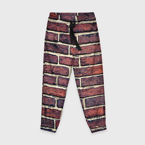 Детские брюки Brick Wall / 3D-принт – фото 1