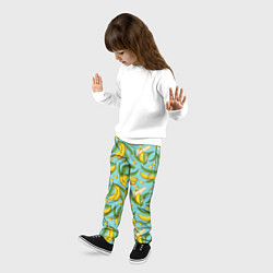 Брюки детские Banana pattern Summer Fashion 2022, цвет: 3D-принт — фото 2