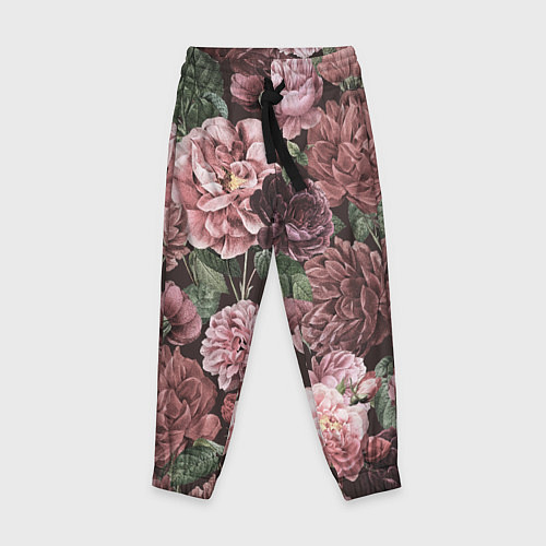 Детские брюки Цветы Полные Любви / 3D-принт – фото 1