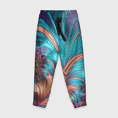 Детские брюки Floral composition Цветочная композиция / 3D-принт – фото 1