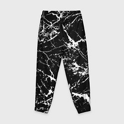Детские брюки Текстура чёрного мрамора Texture of black marble