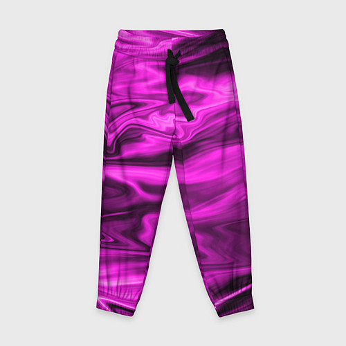 Детские брюки Розово-пурпурный закат / 3D-принт – фото 1