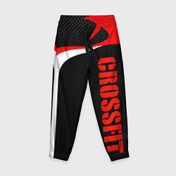 Брюки детские CrossFit - Красный спортивный, цвет: 3D-принт