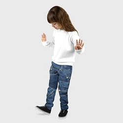 Брюки детские Джинсовка jeans, цвет: 3D-принт — фото 2