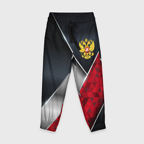 Детские брюки Red & black Russia / 3D-принт – фото 1