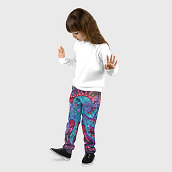 Брюки детские CS GO осьминог, цвет: 3D-принт — фото 2