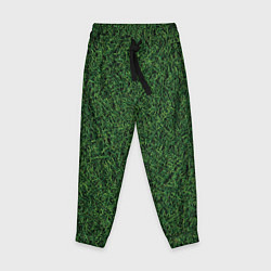 Брюки детские Зеленая камуфляжная трава, цвет: 3D-принт