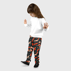 Брюки детские Japanese pattern, цвет: 3D-принт — фото 2