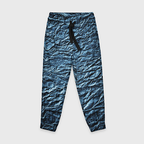 Детские брюки Текстура мятой цветной бумаги / 3D-принт – фото 1
