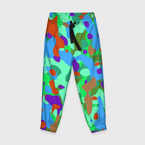 Детские брюки Абстракция цвета / 3D-принт – фото 1