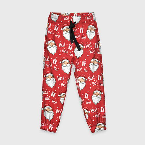 Детские брюки Дед Мороз - Санта Клаус / 3D-принт – фото 1