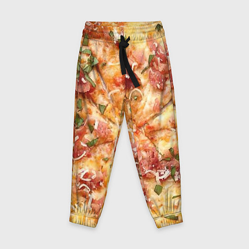 Детские брюки Вкусная пицца / 3D-принт – фото 1