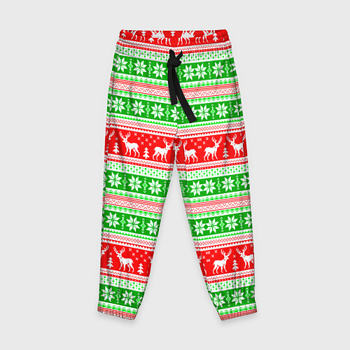 Детские брюки Deers patterns / 3D-принт – фото 1