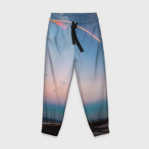 Детские брюки Космос и планeты / 3D-принт – фото 1