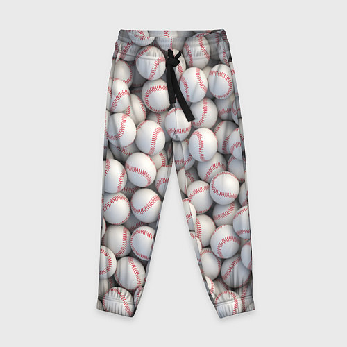 Детские брюки Бейсбольные мячи / 3D-принт – фото 1