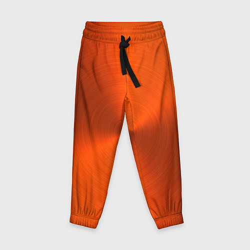 Детские брюки Оранжевый волнообразный дисковый узор / 3D-принт – фото 1