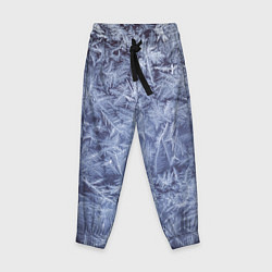 Брюки детские Текстура снежинок, цвет: 3D-принт