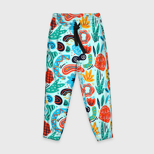 Детские брюки Colorful patterns / 3D-принт – фото 1
