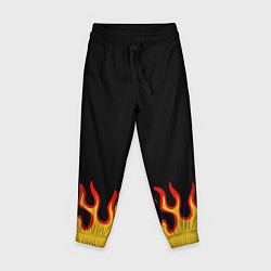 Детские брюки Горящее пламя