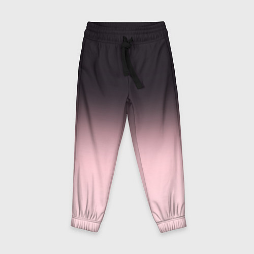 Детские брюки Градиент: от черного к розовому / 3D-принт – фото 1
