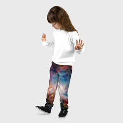 Брюки детские Безграничный космос, цвет: 3D-принт — фото 2