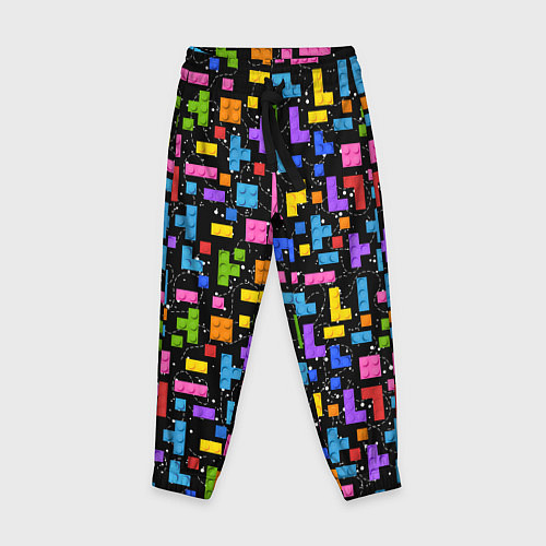 Детские брюки Тетрис лего паттерн / 3D-принт – фото 1