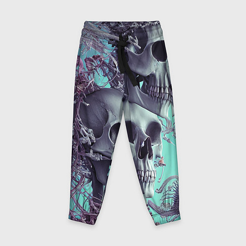Детские брюки Кости и медузы / 3D-принт – фото 1