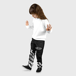 Брюки детские Geely racing flag, цвет: 3D-принт — фото 2