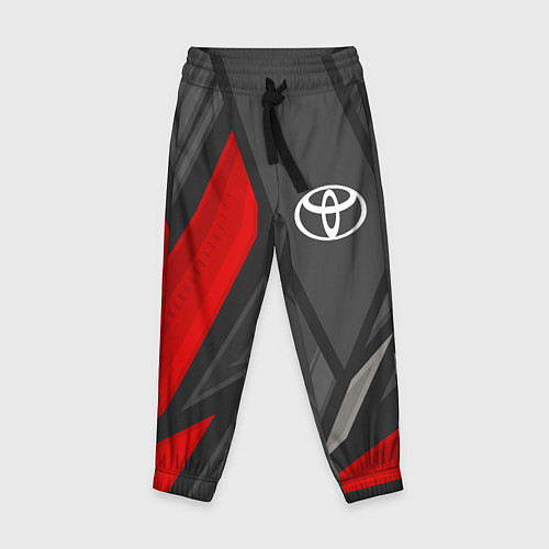 Детские брюки Toyota sports racing / 3D-принт – фото 1