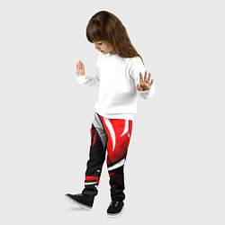 Брюки детские Ведьмак - спортивная униформа, цвет: 3D-принт — фото 2